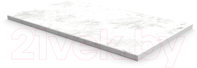 Кухонный гарнитур Интермебель Бостон-4 1.8 (акация белая/акация графит/мрамор лацио белый)