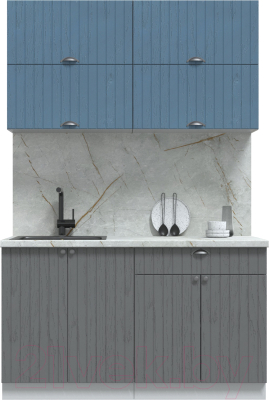 Готовая кухня Интерлиния Берес 1.4Б - фото