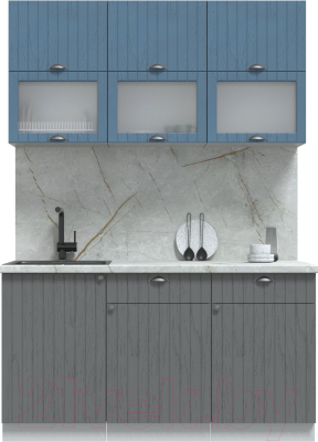 Готовая кухня Интерлиния Берес 1.5Б - фото