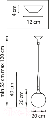 Потолочный светильник Lightstar Globo 803110
