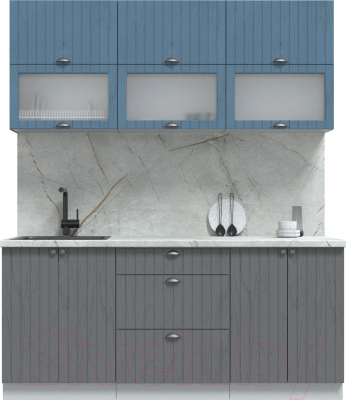 Готовая кухня Интерлиния Берес 1.8Б - фото