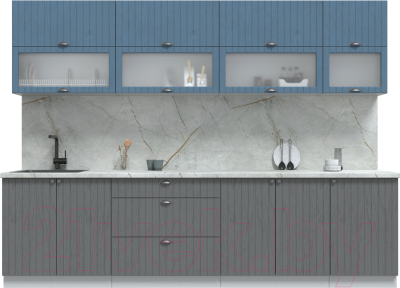 Готовая кухня Интерлиния Берес 2.9Б - фото