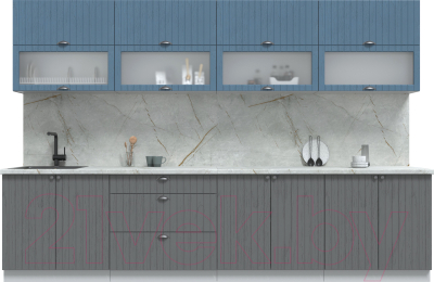 Готовая кухня Интерлиния Берес 3.2Б - фото