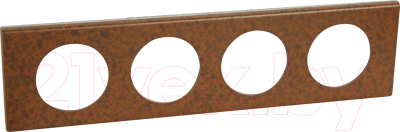 Рамка для выключателей и розеток Legrand Celiane 69264 - фото