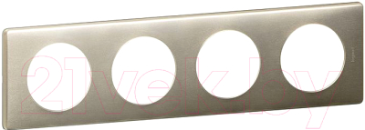 Рамка для выключателей и розеток Legrand Celiane 68904 - фото