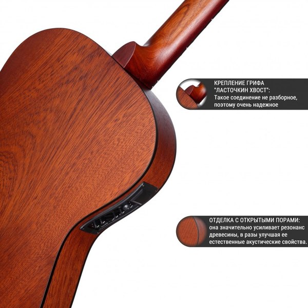 Электроакустическая гитара MiLena Music ML-F3Pro-Slim/EQ