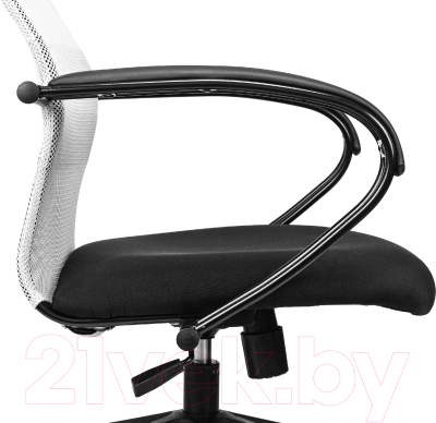 Кресло офисное Бюрократ CH-607 (светло-серый TW-02/сетка)