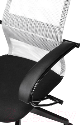 Кресло офисное Бюрократ CH-607 (светло-серый TW-02/сетка)