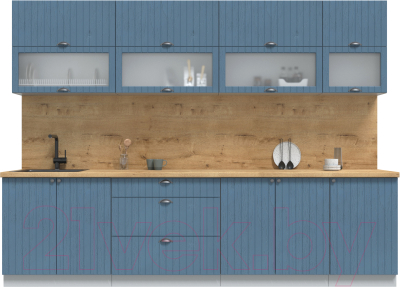 Готовая кухня Интерлиния Берес 2.9Б - фото