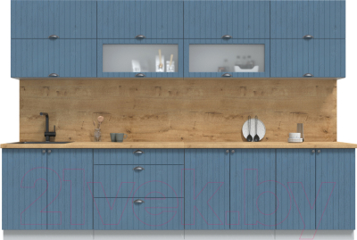 Готовая кухня Интерлиния Берес 3.1Б - фото