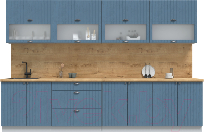 Готовая кухня Интерлиния Берес 3.2Б - фото