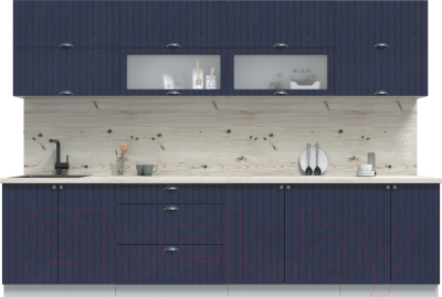 Готовая кухня Интерлиния Берес 3.1Б - фото