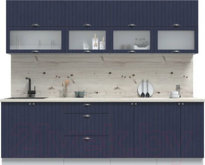 Готовая кухня Интерлиния Берес 2.6Б - фото