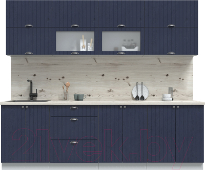 Готовая кухня Интерлиния Берес 2.5Б  - фото