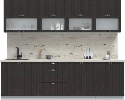 Готовая кухня Интерлиния Берес 2.6Б - фото