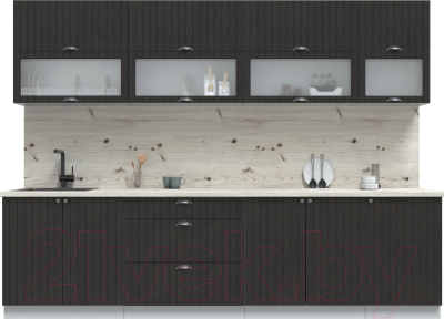 Готовая кухня Интерлиния Берес 2.9Б - фото