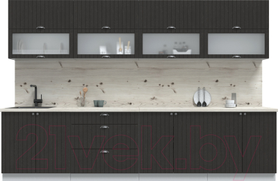 Готовая кухня Интерлиния Берес 3.2Б - фото