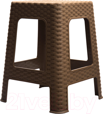 Табурет пластиковый Полимербыт Артлайн / 4344500 - фото