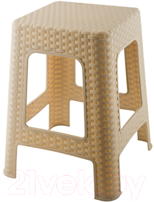 Табурет пластиковый Полимербыт Артлайн / 4344500