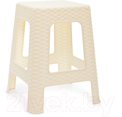 Табурет пластиковый Полимербыт Артлайн / 4344500