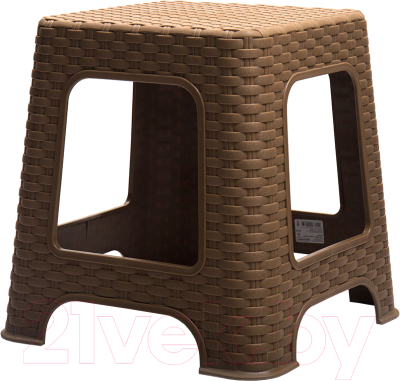 Табурет пластиковый Полимербыт Артлайн / 4343500 - фото