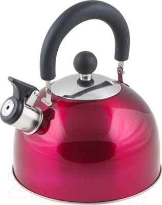 Чайник со свистком Perfecto Linea 52-121517 (вишневый) - фото