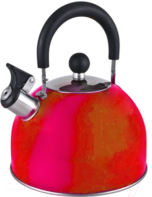 Чайник со свистком Perfecto Linea 52-121515 (красный) - фото