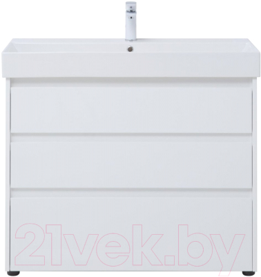 Тумба с умывальником Aquanet Nova Lite 100 / 307081