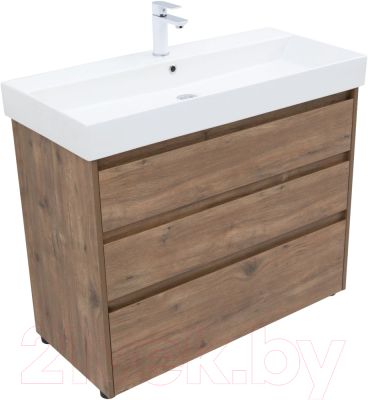 Тумба с умывальником Aquanet Nova Lite 100 / 307083