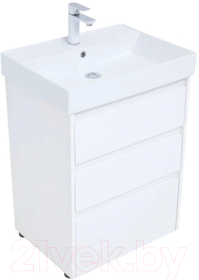 Тумба с умывальником Aquanet Nova Lite 60 / 307072