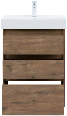 Тумба с умывальником Aquanet Nova Lite 60 / 307074 (дуб рустикальный)