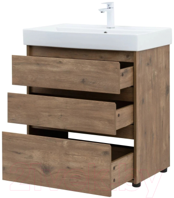 Тумба с умывальником Aquanet Nova Lite 75 / 307077