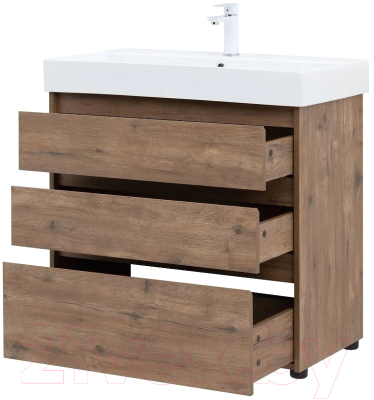 Тумба с умывальником Aquanet Nova Lite 85 / 307080