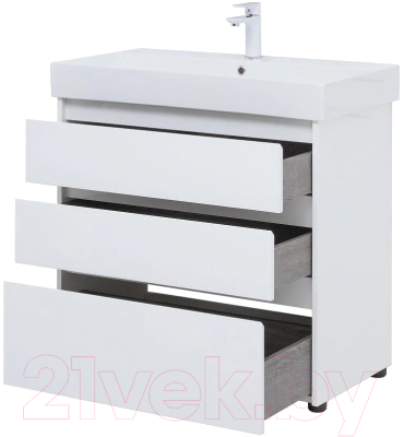 Тумба с умывальником Aquanet Nova Lite 85 / 307078