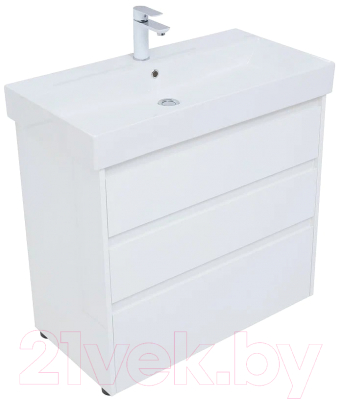 Тумба с умывальником Aquanet Nova Lite 85 / 307078