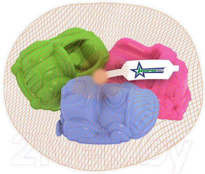 Набор формочек для песочницы Нордпласт Машинки / 431700