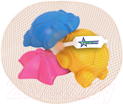 Набор формочек для песочницы Нордпласт Морские / 029