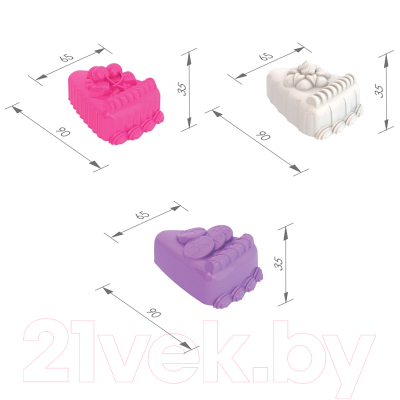 Набор формочек для песочницы Нордпласт Пирожные / 431699