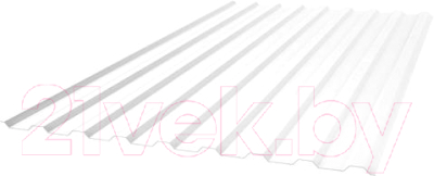 Монолитный поликарбонат Royalplast МП-20(У) Профилированный 1150x2000x1мм - фото