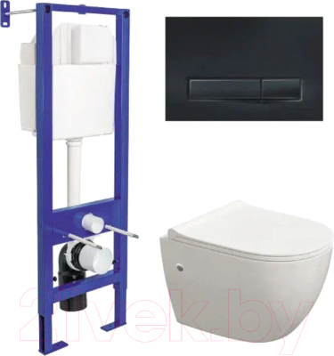 Унитаз подвесной с инсталляцией Berges 042445 - фото