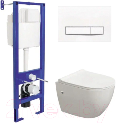 Унитаз подвесной с инсталляцией Berges 042446 - фото