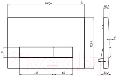 Унитаз подвесной с инсталляцией Berges 042446