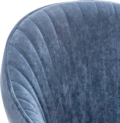 Стул Импэкс Leset Вайд с подлокотниками (черный/велюр синий)