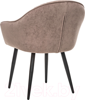 Стул Импэкс Leset Вайд с подлокотниками (черный/велюр латте)