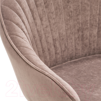 Стул Импэкс Leset Вайд с подлокотниками (белый/велюр латте)