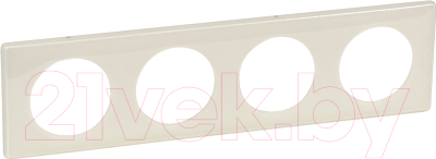 Рамка для выключателей и розеток Legrand Celiane 66624 - фото