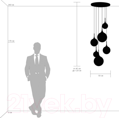 Люстра Lightstar Globo 813063