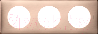 Рамка для выключателей и розеток Legrand Celiane 68993 - фото