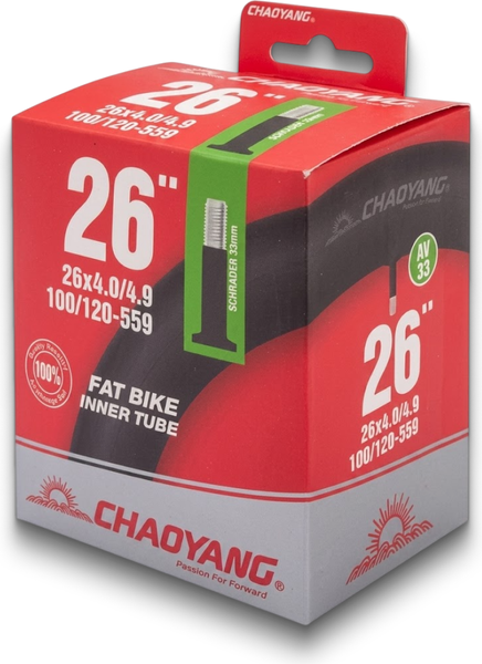 Камера для велосипеда Chaoyang 26х4.0 AV (Fat Bike) / 650067
