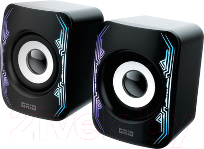 Мультимедиа акустика Qumo 2.0 GRID AS009 / Q32871 - фото